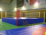 Боксерский ринг на подиуме - Спортивный тренажерный интернет магазин Кумитеспорт