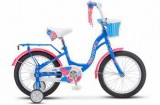 Детский велосипед Stels Jolly 16" V010 синий розовый 2022 - Спортивный тренажерный интернет магазин Кумитеспорт