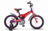 Детский велосипед Stels Jet 16" Z010 фиолетовый 2022 - Спортивный тренажерный интернет магазин Кумитеспорт