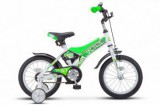 Детский велосипед Stels Jet 14" Z010 зеленый 2022 - Спортивный тренажерный интернет магазин Кумитеспорт
