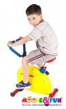 Велотренажер Moove Fun SH-02W - Тренажер детский механический  - Спортивный тренажерный интернет магазин Кумитеспорт