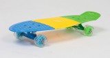 Мини борд Moove Fun PP2708-2 скейт пластиковый трехцветный 27X8" с колесами Monster - Спортивный тренажерный интернет магазин Кумитеспорт