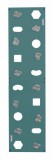 Скалодром пристенный 500*2000 стандарт ЭЛЬБРУС (10 зацепов) бирюзовый-пастель с отверстиями - Спортивный тренажерный интернет магазин Кумитеспорт