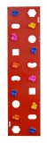 Скалодром пристенный 500*2000 стандарт ЭЛЬБРУС (10 зацепов) красный с отверстиями - Спортивный тренажерный интернет магазин Кумитеспорт