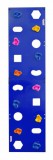 Скалодром пристенный 500*2000 стандарт ЭЛЬБРУС (10 зацепов) синий с отверстиями - Спортивный тренажерный интернет магазин Кумитеспорт