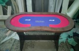 Покерный стол для дома с ножками в комплекте SWAT 150x75 см. высота 75 см без разметки - Спортивный тренажерный интернет магазин Кумитеспорт