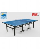 Теннисный стол UNIXLINE (blue) всепогодный VTS-UL-b swat - Спортивный тренажерный интернет магазин Кумитеспорт