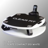 Виброплатформа Clear Fit CF-PLATE Compact 201 WHITE роспитспорт - Спортивный тренажерный интернет магазин Кумитеспорт